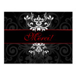 Customised Dark Elegance Postcard