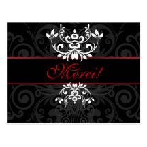 Customised Dark Elegance Postcard