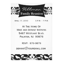Customised Family Reunion Invitation