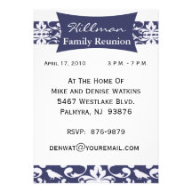 Customised Family Reunion Invitation