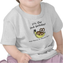 Customised Monkeys Twin Boys Tshirt