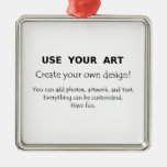 Customised ornament with your art photo fun gift