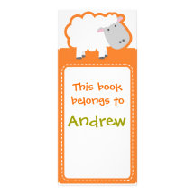Customised*Sheep Bookmarks Book Rack Card Design