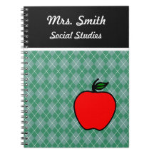 Customised  Teacher's  Apple Notebook