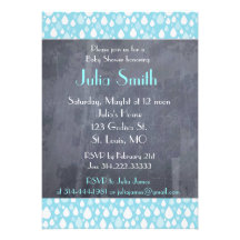Customised Unisex Baby Shower Invitations
