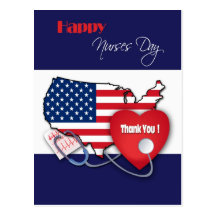 Customizable National Nurses Day Postcards