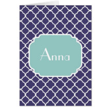 Customizable Thank You Notes (Blue Version) Cards