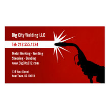 CUSTOMIZABLE Welding Business Card