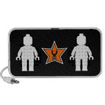 Customize My Minifig Logo, with White Minifigs speakers
