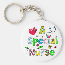 Cute A Special Nurse Greeting Text Expression Key Chains