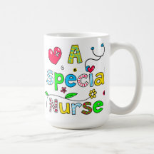Cute A Special Nurse Greeting Text Expression Mug