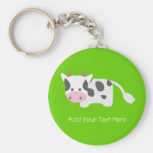 Cute & Adorable Cow Keychain