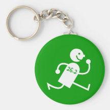 Cute and funny marathon key chain