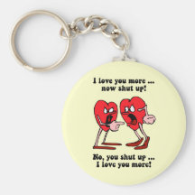 Cute and funny Valentine's Day Keychain