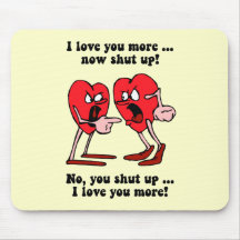Cute and funny Valentine's Day Mousepad