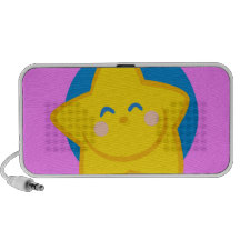 Cute and Smiling Star, For Baby Girl Speaker System