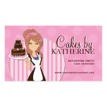 Cute and Sweet Bakery Business Cards