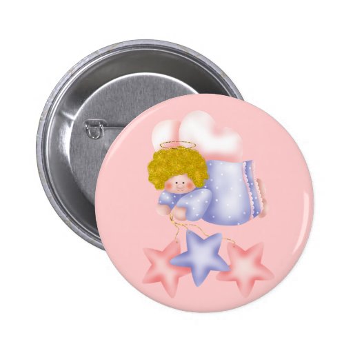 Cute Angel Star 1 Button