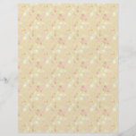 Cute as a Button Girl Dual-sided Scrapbook Paper 2 Flyer Design