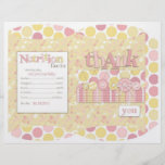 Cute as a Button Girl Puff Box Full Colour Flyer