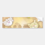 cute at the farm animals bumper sticker