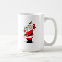 Cute Australian Christmas Santa with koala Mugs