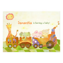 Cute Baby Animals: Baby Shower Invitation