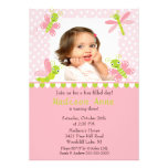 Cute Baby Bugs Photo Birthday Invitation