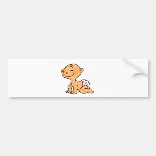 Cute baby bumper stickers