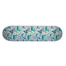 Cute Baby Dinosaurs Pattern Skate Deck