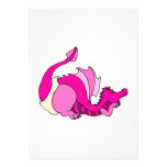Cute Baby Dragon in Diaper Personalized Invite