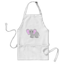 Cute Baby Elephant Apron