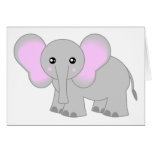 Cute Baby Elephant Greeting Cards
