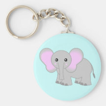 Cute Baby Elephant Key Chains