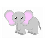 Cute Baby Elephant Postcards