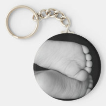 Cute Baby Feet Keychain