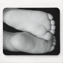 Cute Baby Feet Mouse Pads