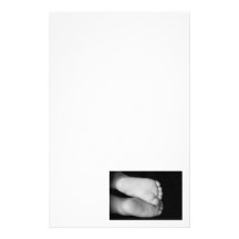 Cute Baby Feet Stationery