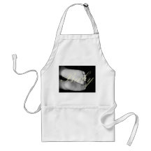 Cute Baby Feet  Unisex Yellow Baby Aprons
