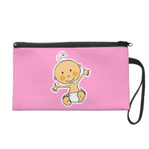 cute baby girl wristlet