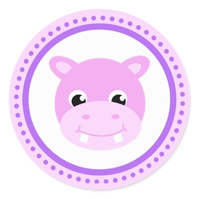 baby cartoon hippo