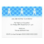 Cute baby polar bear. invitations