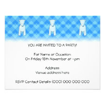 Cute baby polar bear. invitations