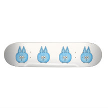 Cute Baby Rabbit. Skateboard