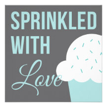 Cute Baby Shower | Sprinkled With Love Custom Invites
