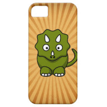 Cute Baby Triceratops Dinosaur iPhone 5 Case