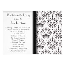 Cute Bachelorette Party Time Personalized Announcements