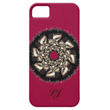 Cute Badger Cubs Fractal iPhone 5 Cover