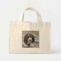 Cute Basset Hound Puppy Bag