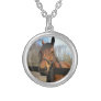 Cute Bay Horse Necklace